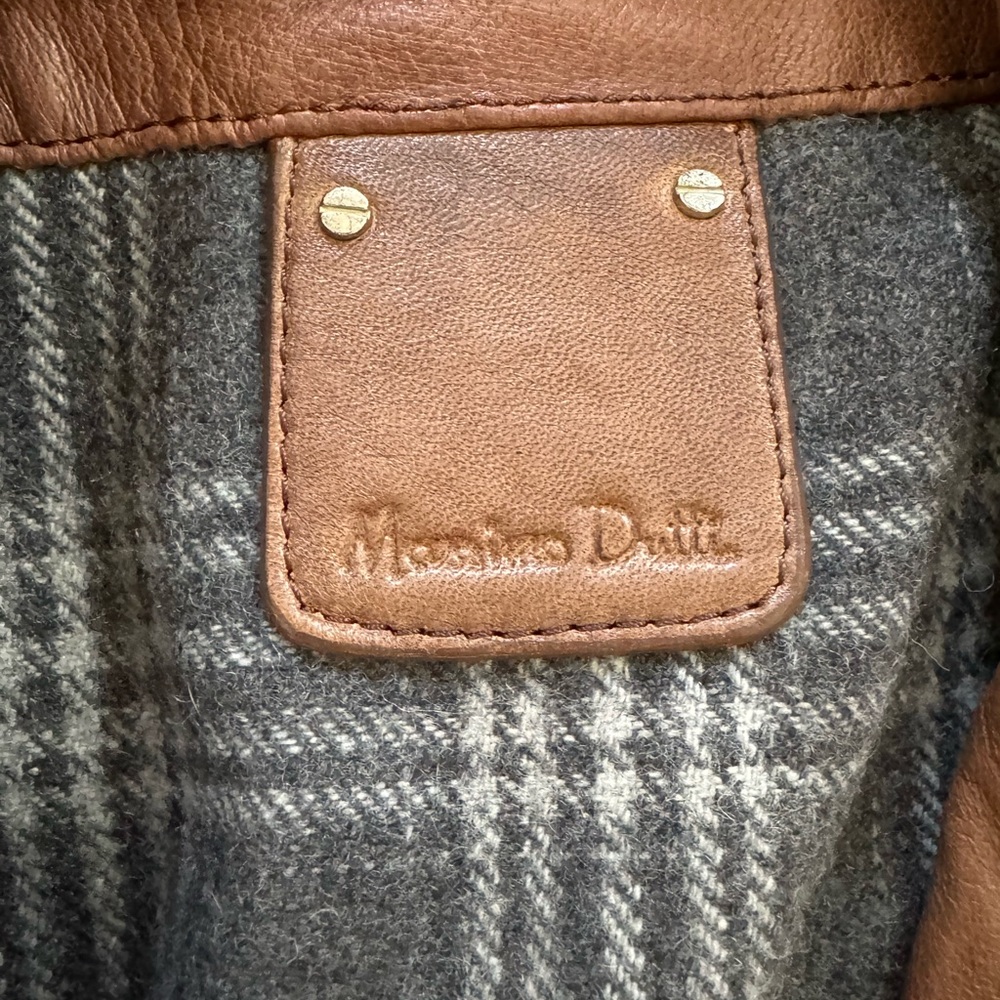 Massimo Dutti Leather Jacket - Small - image 3